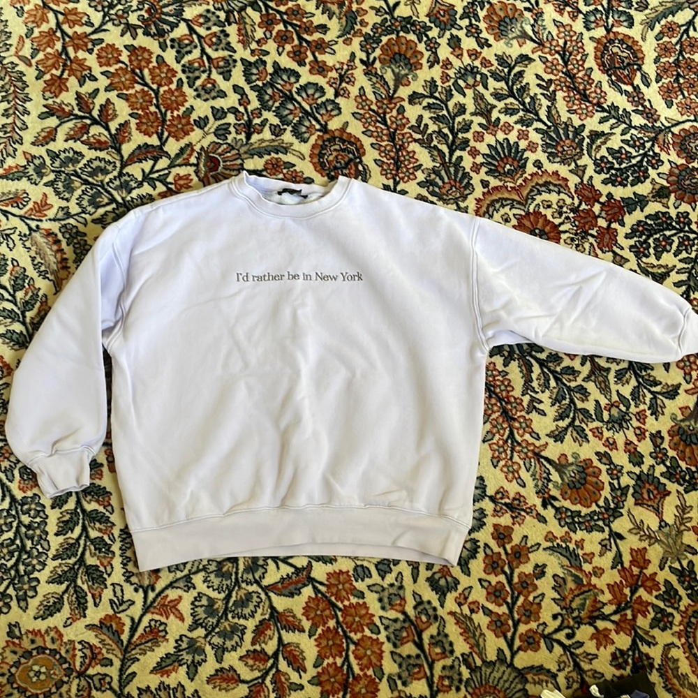 I’D RATHER BE IN NY crewneck